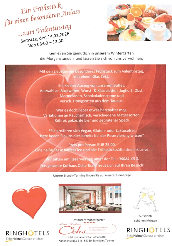 Flyer zum Valentinstag 2026
