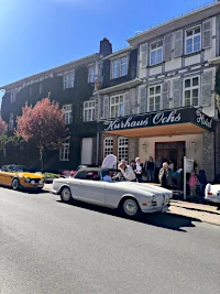 Oldtimer-Cabriolet beim Start zur Ochsentour No. 9