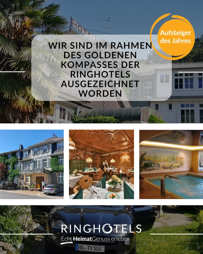 Aufsteiger des Jahres - Auszeichnung verliehen im Rahmen des Goldenen Kompasses 2026 der Ringhotels